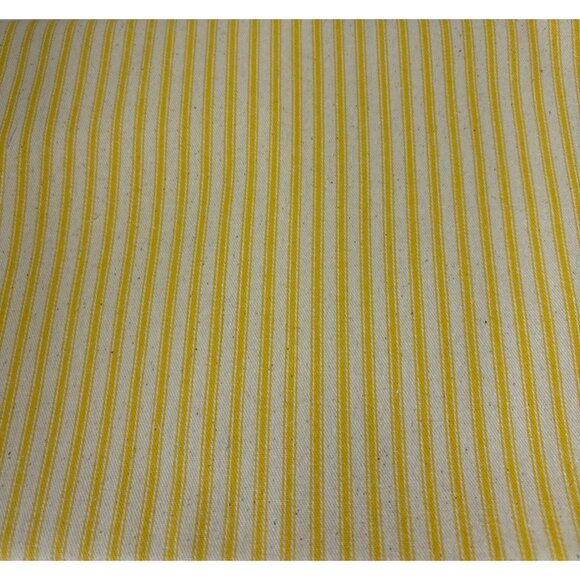 Yellow Striped Canvas Fabric 1/2 yard 42" DIY Projects - Picture 4 of 7